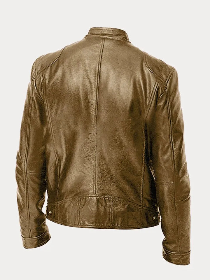 Paul | Lässige Lederjacke