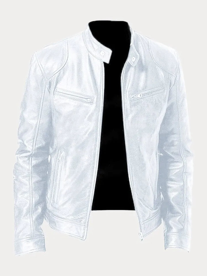 Paul | Lässige Lederjacke