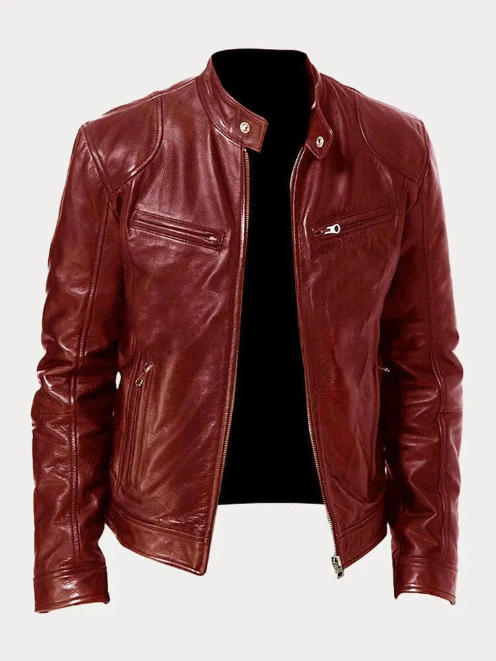 Paul | Lässige Lederjacke