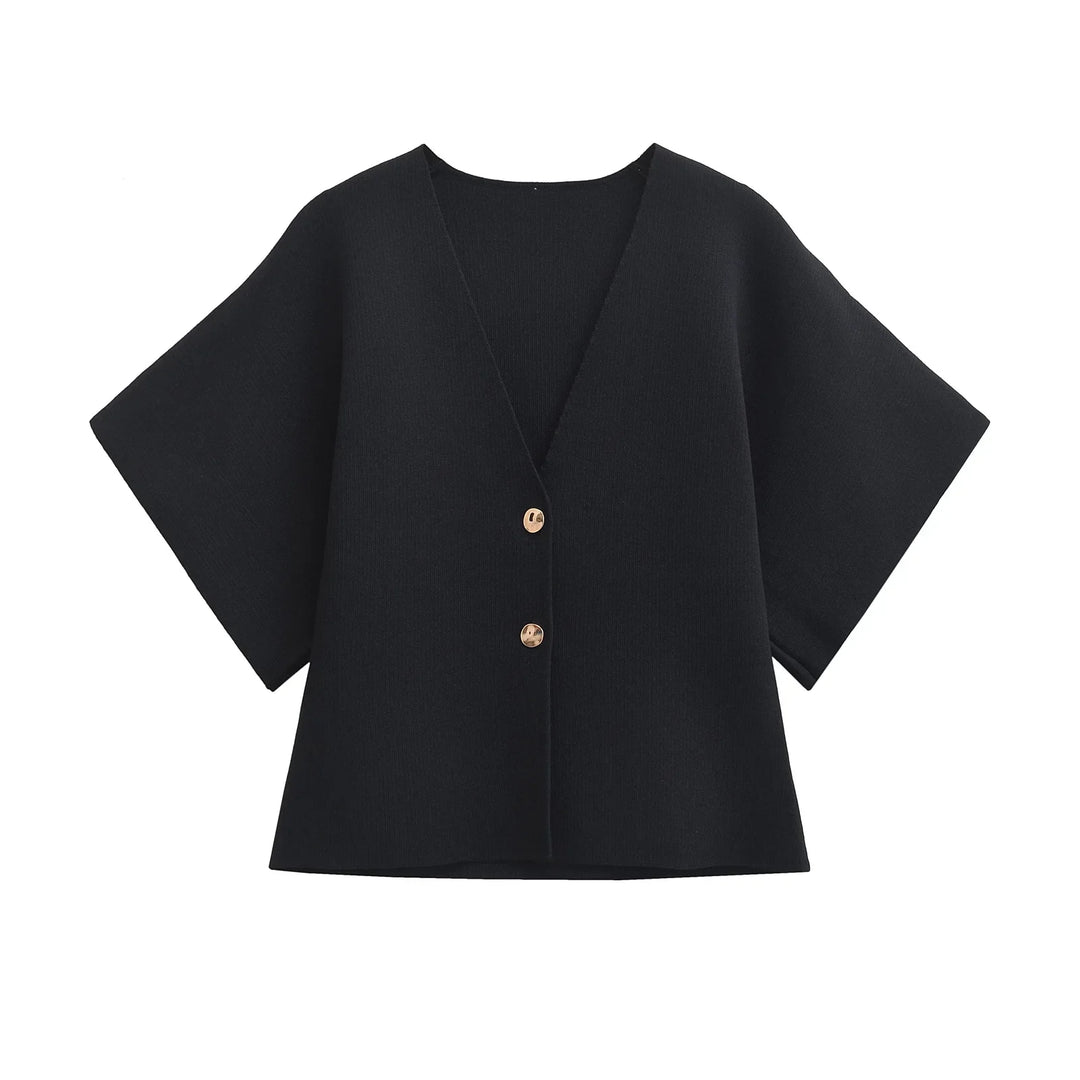 Brand & Belle | Schicke Minimalistische Bluse mit Knöpfen