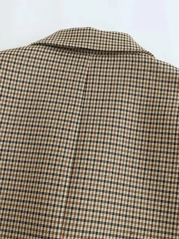Brand & Belle | Klassischer Hahnentrittmuster-Blazer