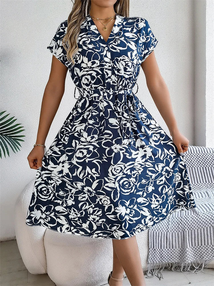 Marta - Kleid mit V-Ausschnitt