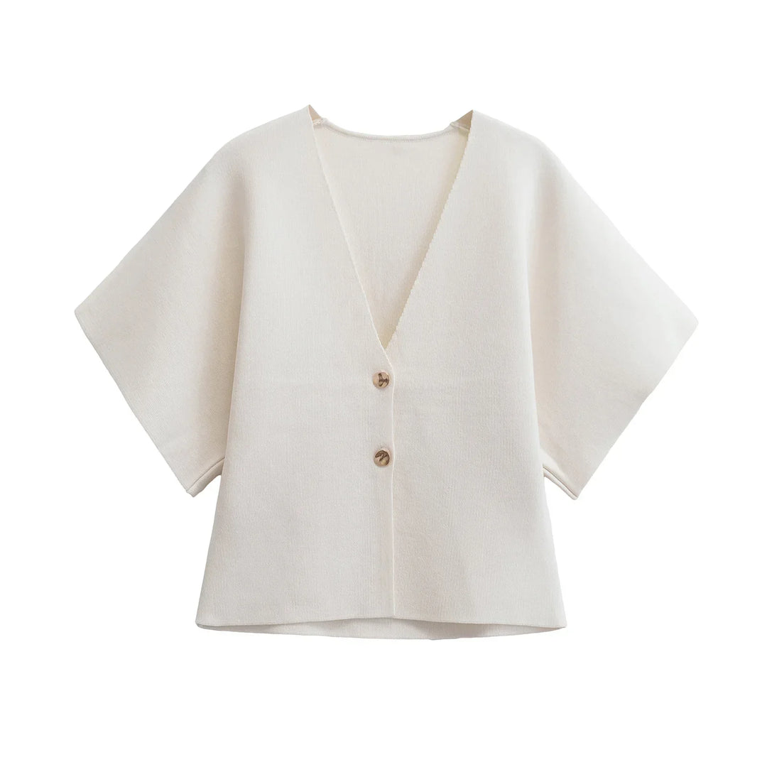 Brand & Belle | Schicke Minimalistische Bluse mit Knöpfen
