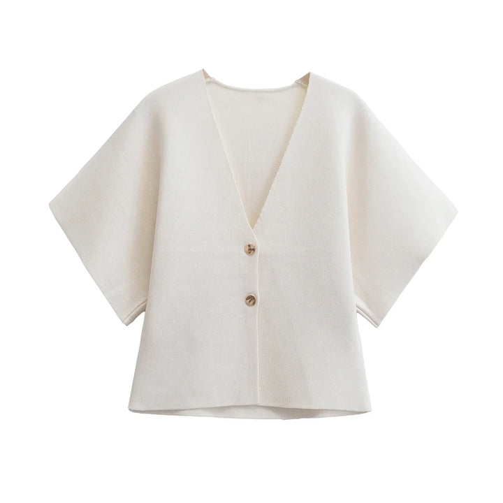 Brand & Belle | Schicke Minimalistische Bluse mit Knöpfen