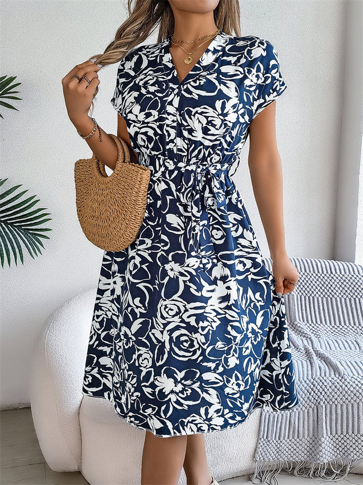Marta - Kleid mit V-Ausschnitt