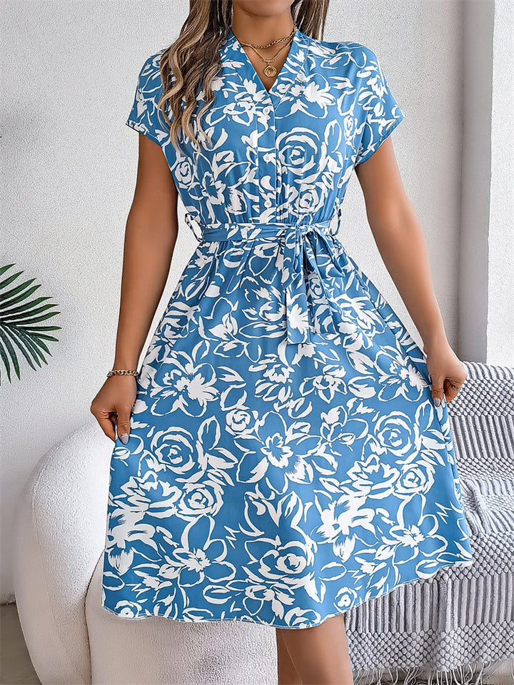 Marta - Kleid mit V-Ausschnitt