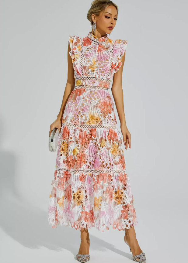 Melodie - Hohlärmloses Maxikleid