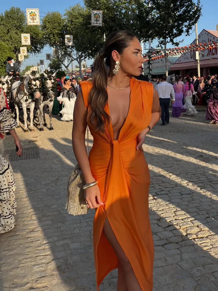 Yvaine - Elegantes Plissee-Kleid
