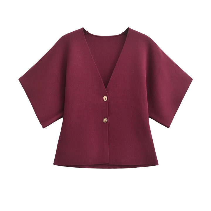 Brand & Belle | Schicke Minimalistische Bluse mit Knöpfen