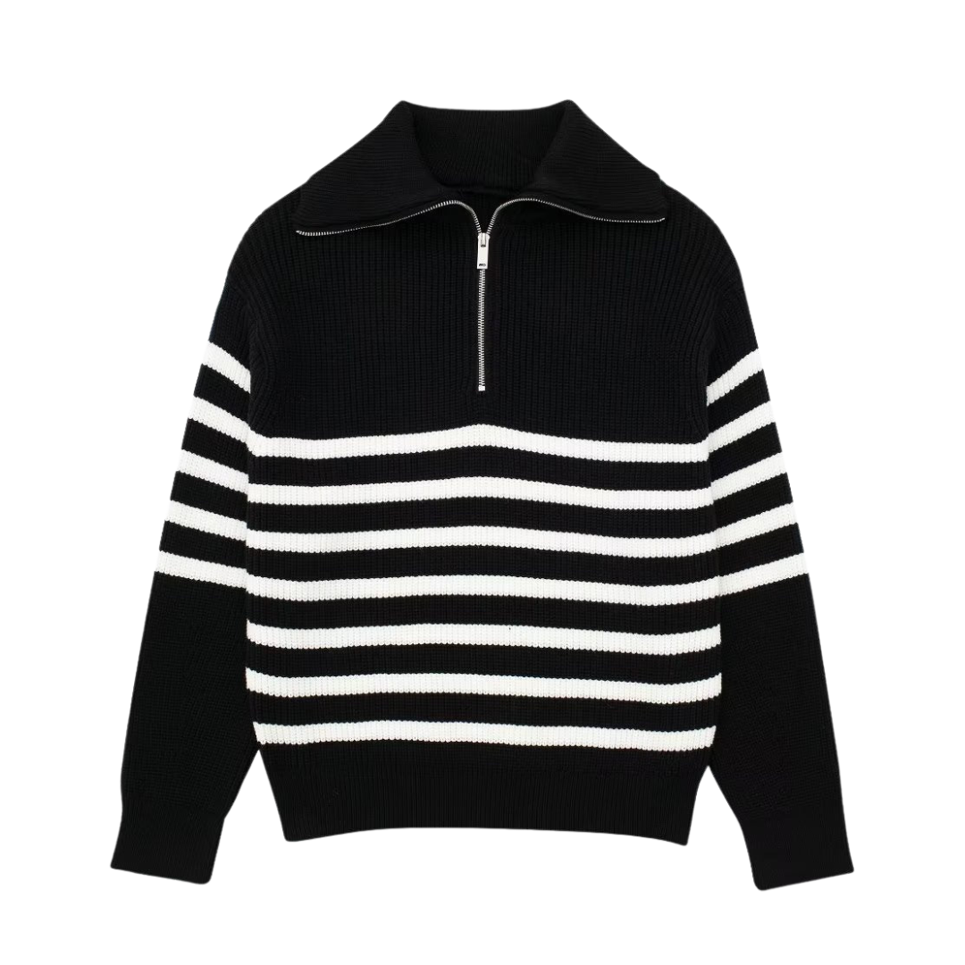 Brand & Belle | Viertel-Reißverschluss Pullover