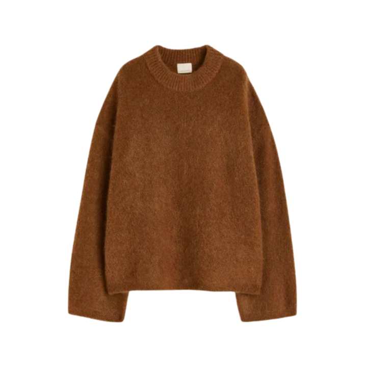 Brand & Belle | Schlichter Rundhals-Casual-Lose Pullover