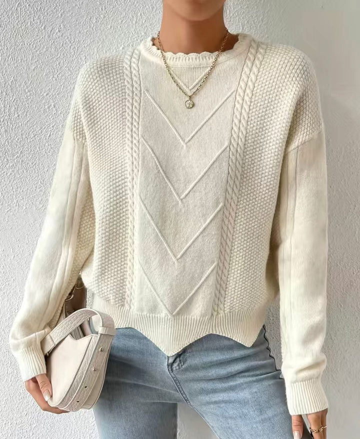 Viktoria Strickpullover – Eleganz & Komfort vereint
