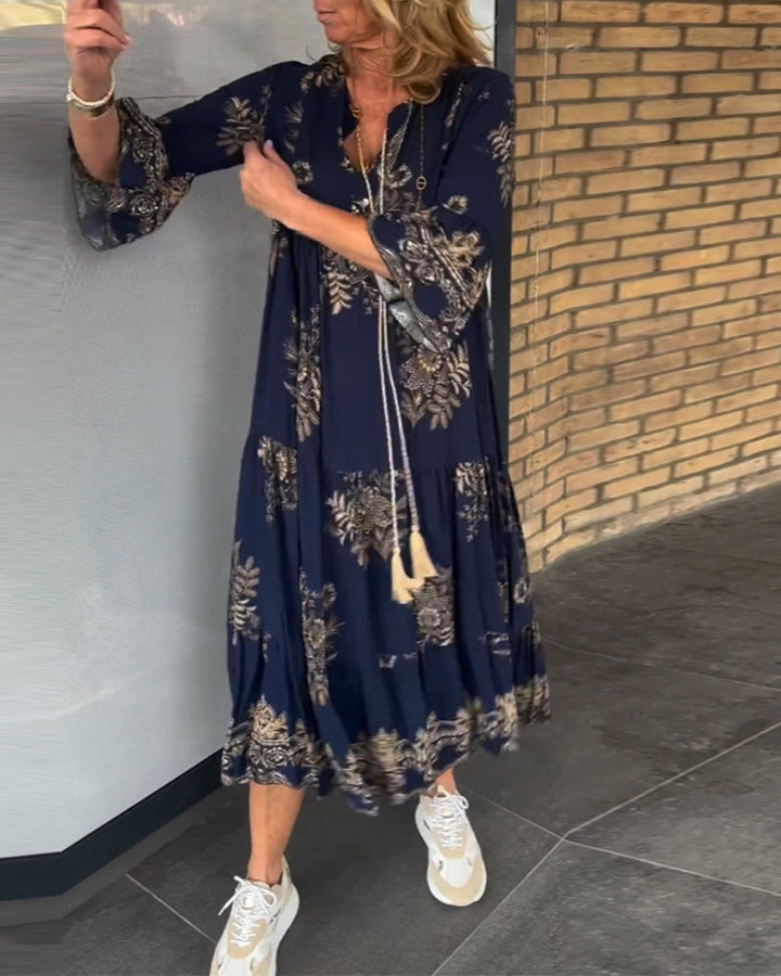 Susan | Elegantes Boho Maxikleid