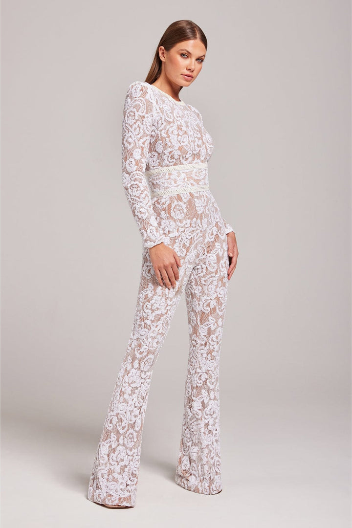 Theresia™ | Jumpsuit aus Spitze mit Korsett
