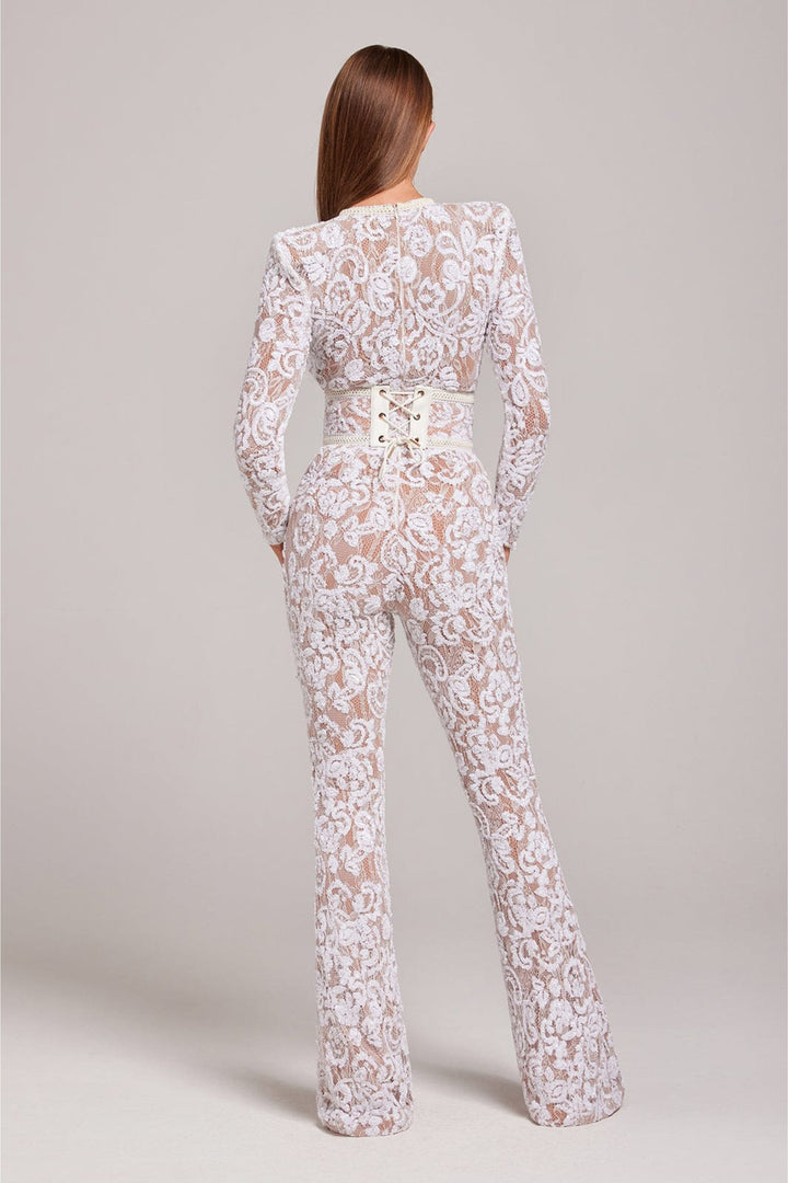 Theresia™ | Jumpsuit aus Spitze mit Korsett