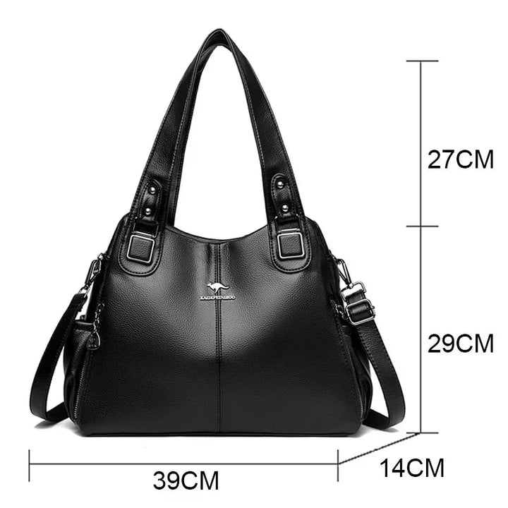 Indien™ Klassische Vintage Leder Schultertasche