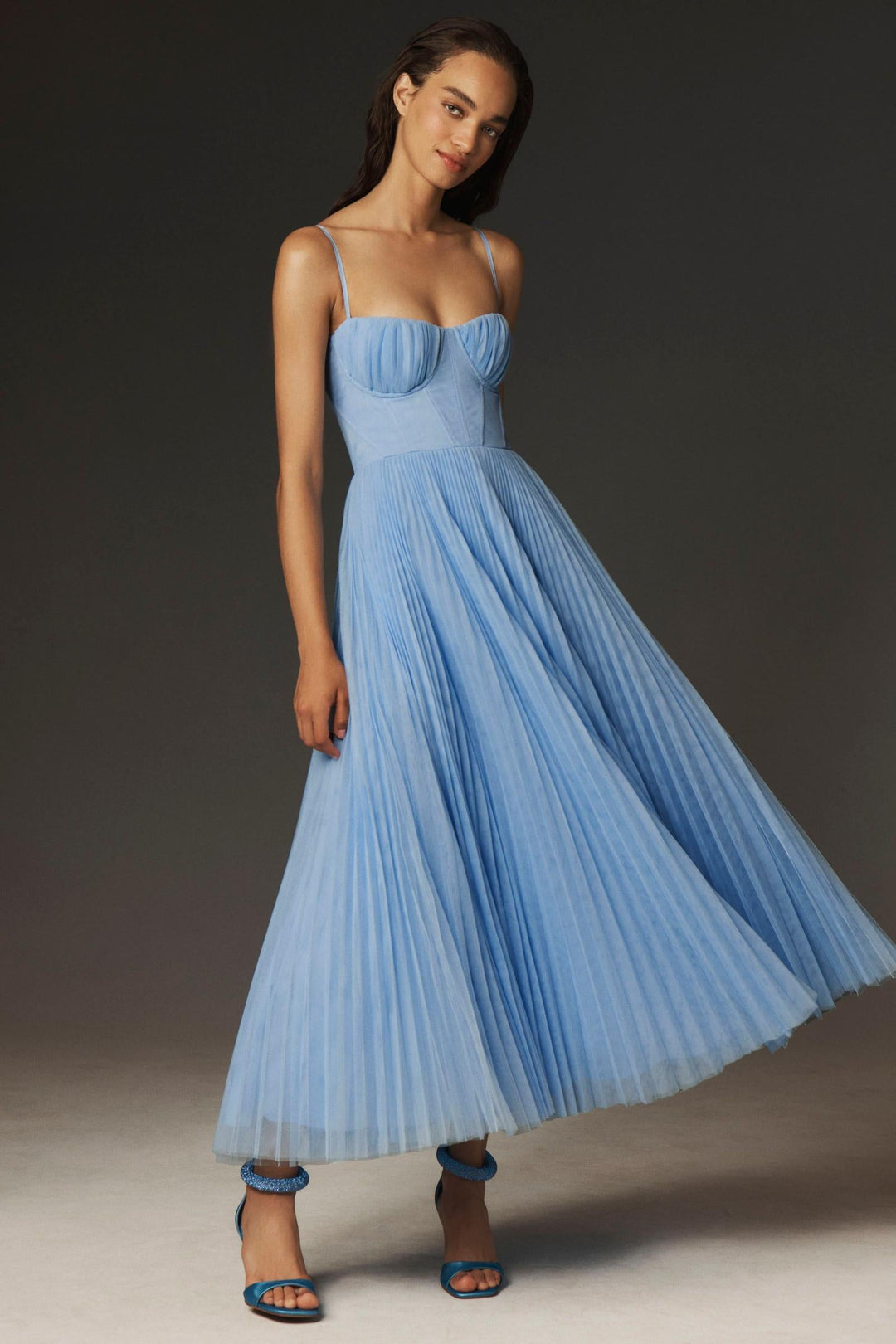 Stefanie™ | Korsett-Plisseekleid aus Tüll