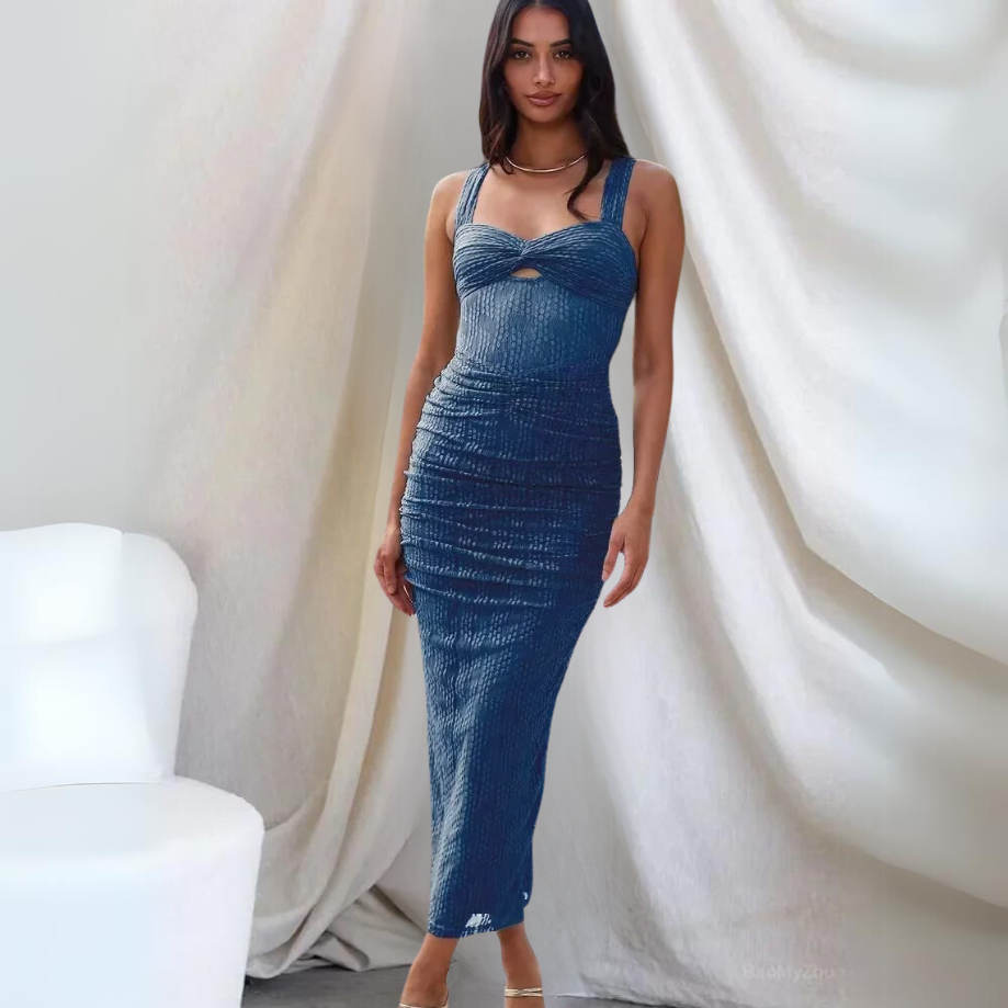 Brand & Belle | Pamela Figurbetontes Langes Sommerkleid