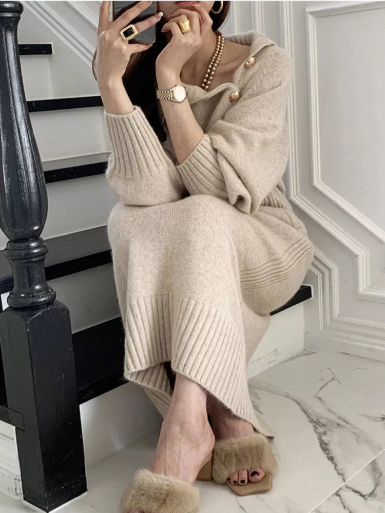 Sophia - Elegantes Rollkragenkleid