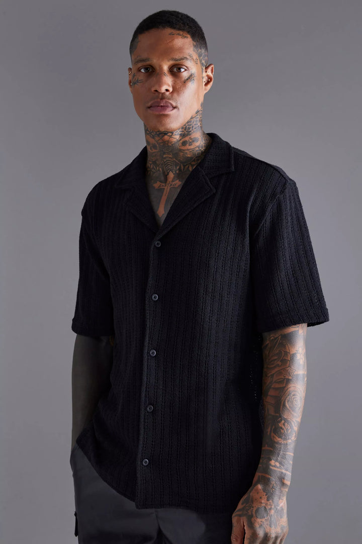 Brand & Belle | Abu Dhabi Oversized Kabelstrickhemd