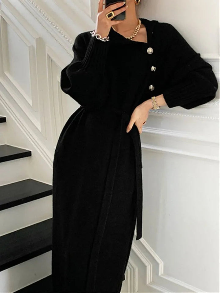 Sophia - Elegantes Rollkragenkleid