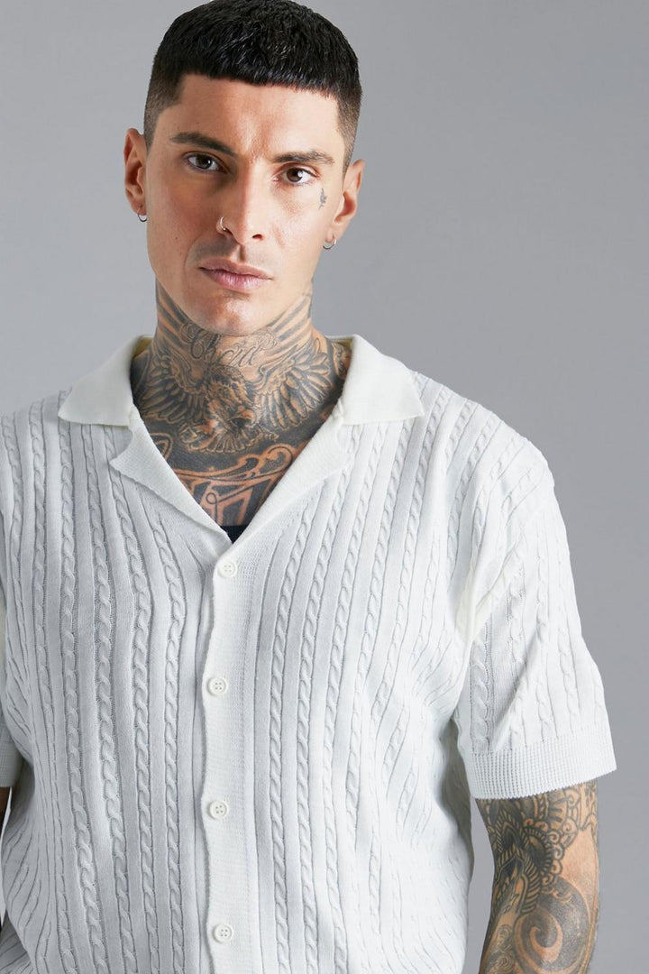 Brand & Belle | Abu Dhabi Oversized Kabelstrickhemd