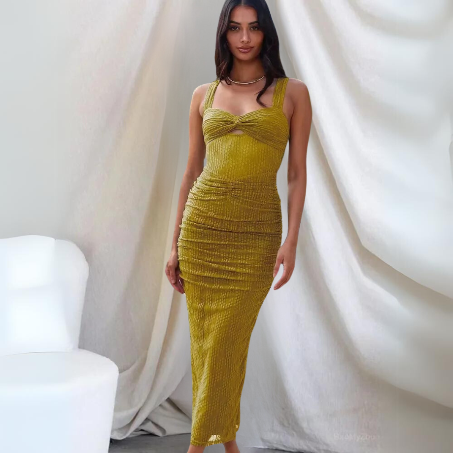 Brand & Belle | Pamela Figurbetontes Langes Sommerkleid
