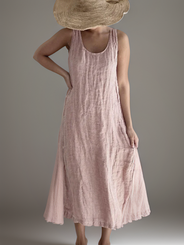 Daniella | Elegantes ärmelloses Maxikleid