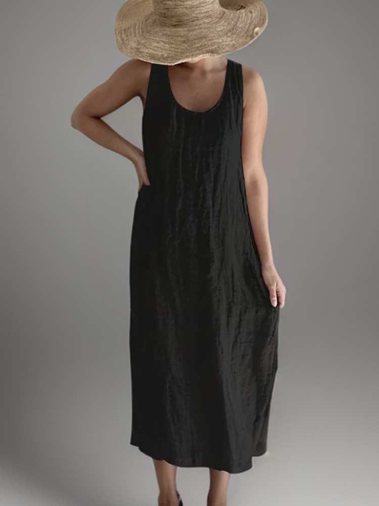 Daniella | Elegantes ärmelloses Maxikleid