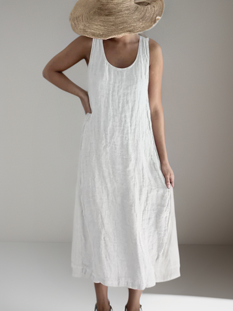 Daniella | Elegantes ärmelloses Maxikleid