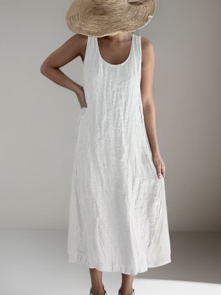Daniella | Elegantes ärmelloses Maxikleid