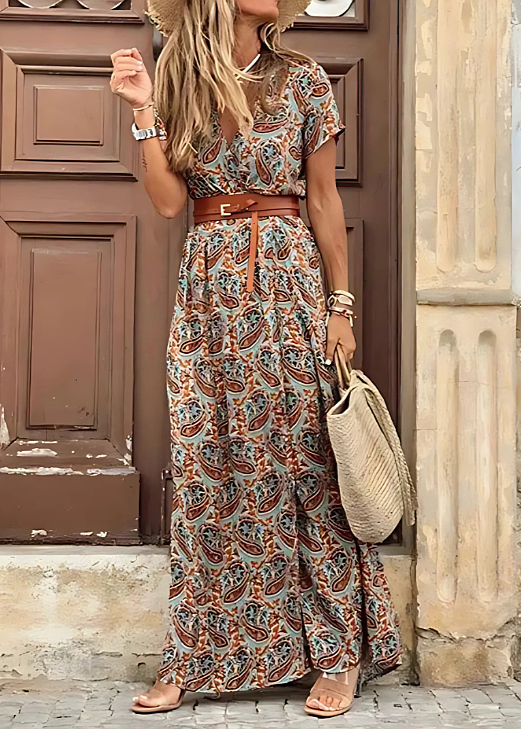 Vera - Elegantes böhmisches Maxikleid