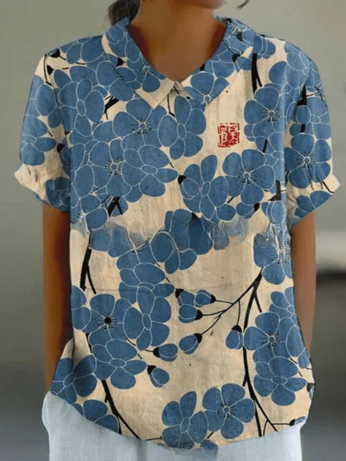 Brandt & Belle | Bluse mit Floralprint