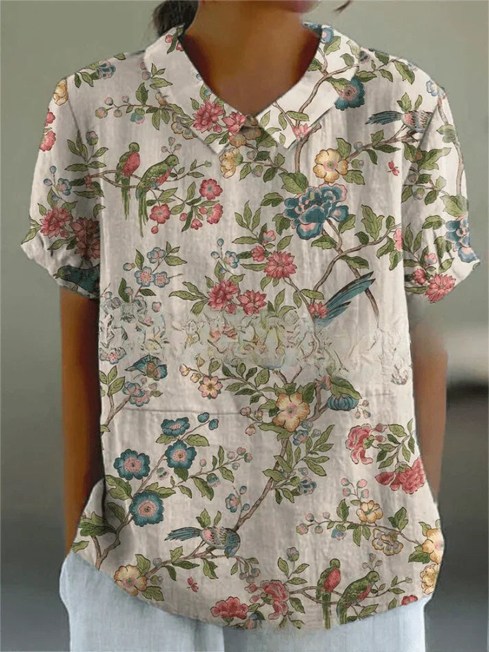 Brandt & Belle | Bluse mit Floralprint
