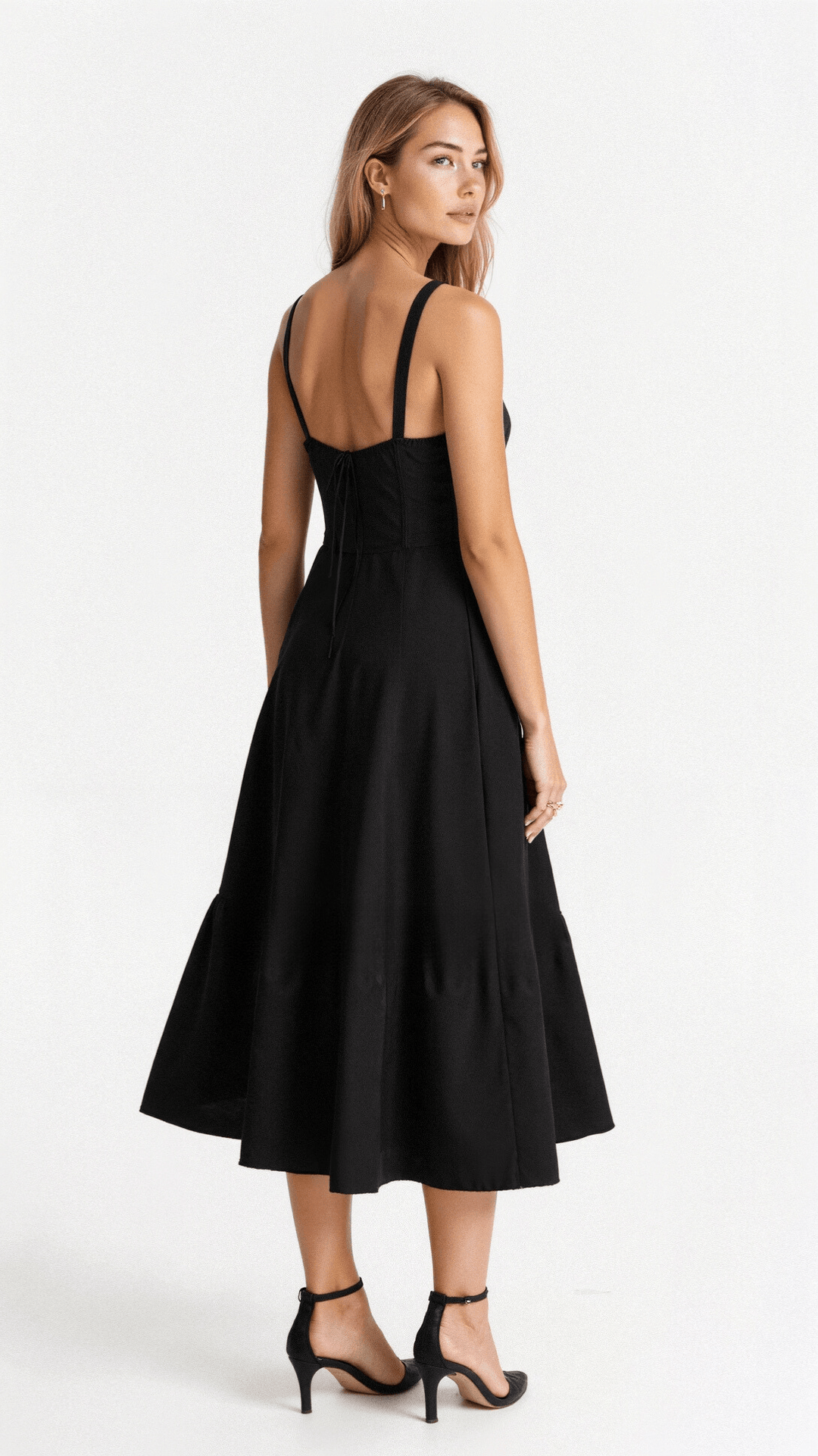 Ilona | Midi Taillenkleid