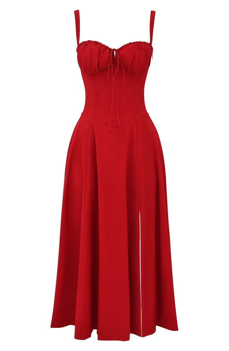 Ilona | Midi Taillenkleid