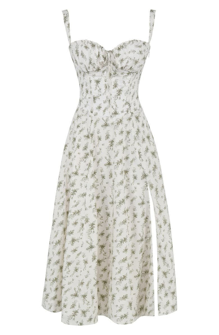 Ilona | Midi Taillenkleid