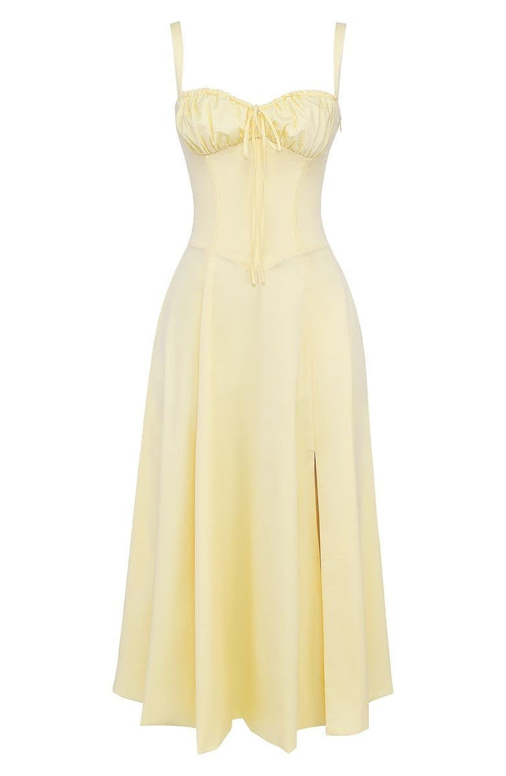 Ilona | Midi Taillenkleid