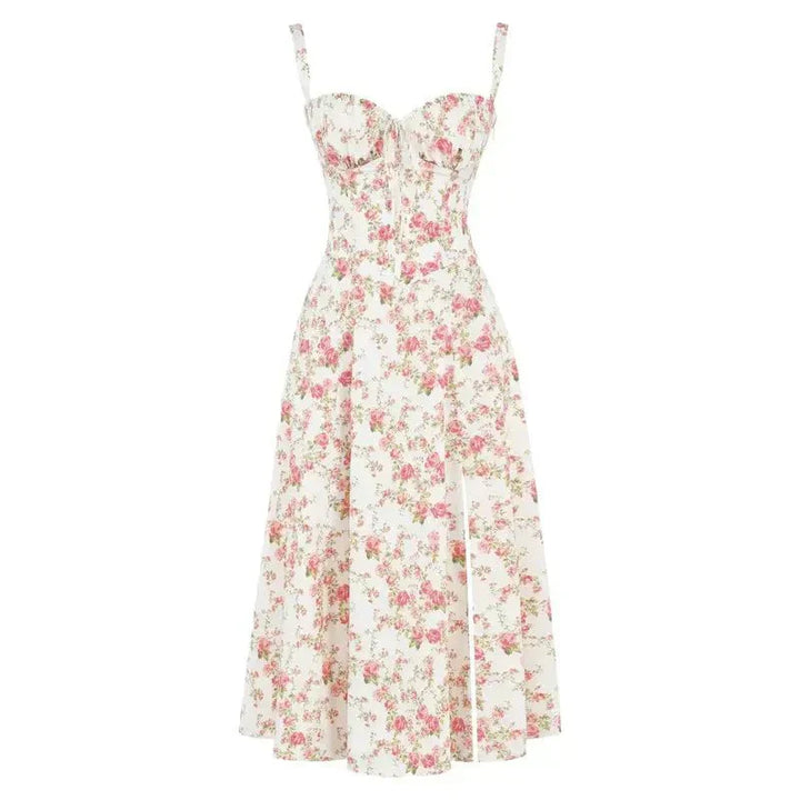 Ilona | Midi Taillenkleid