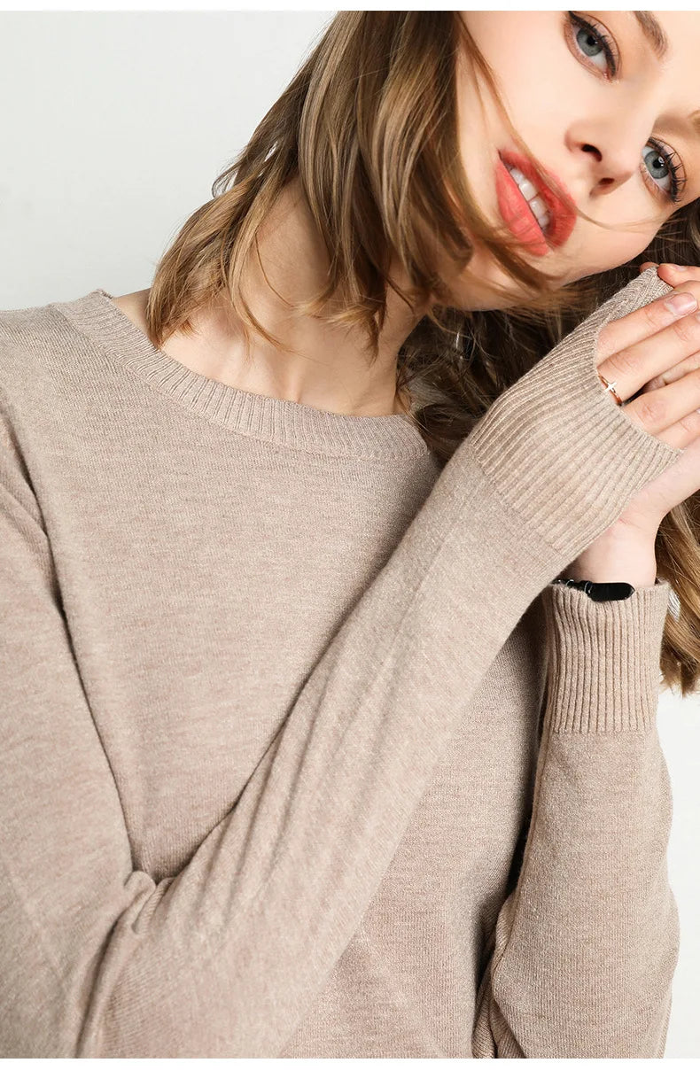 Brand & Belle | Essentieller Wollkomfortpullover