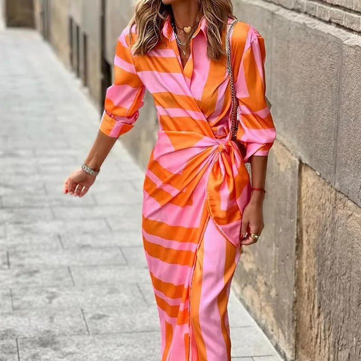 Vera - Bedrucktes Midikleid