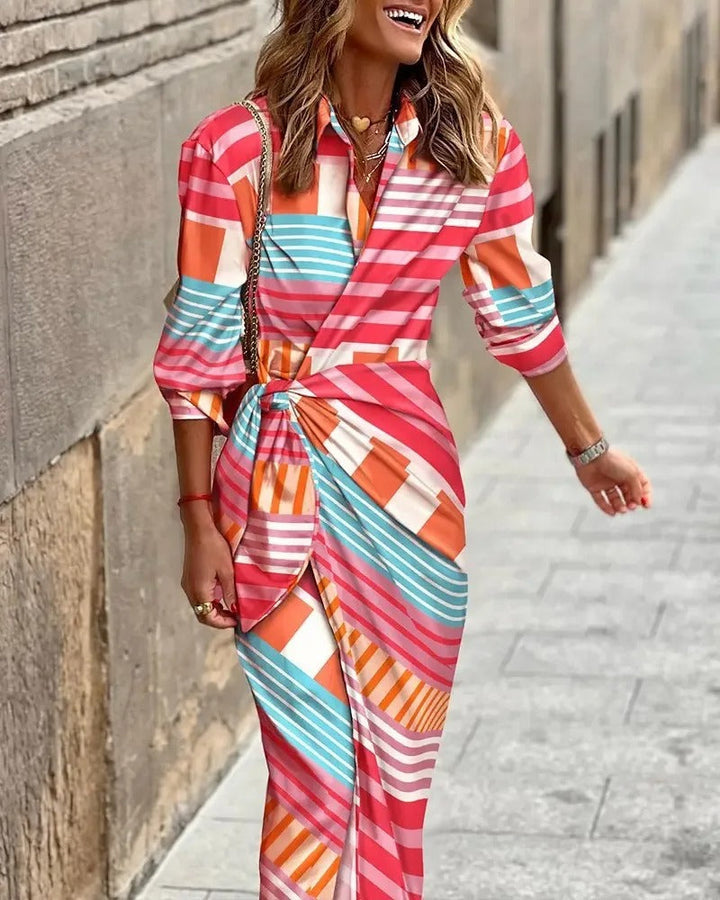 Vera - Bedrucktes Midikleid