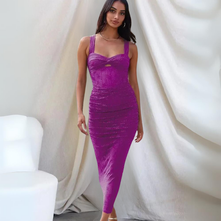 Brand & Belle | Pamela Figurbetontes Langes Sommerkleid