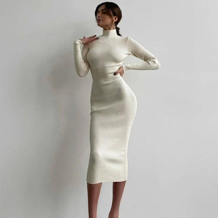 Sophia - Eleganter Pullover mit hohem Kragen